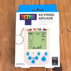 NIB Tetris Keyring Arcade Game
